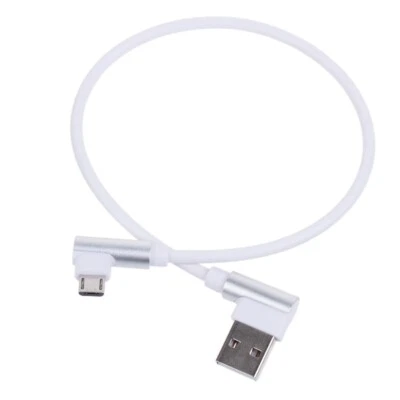 Micro USB Data Cable Right Angle Charging Cord Wire Line USB 2.0 Data Sync Cord - Image 1 of 4