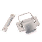 Stainless Steel Latch Hasp Lock For Cabinet Case Spring Loaded Latch Catch Hasp