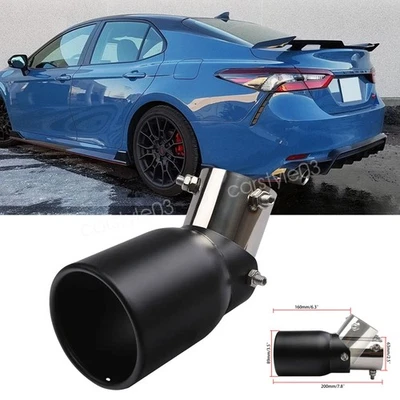 1PCS For Toyota Camry SE XSE LE Car Exhaust Pipe Tip Rear Tail Throat Muffler - Image 1 of 4