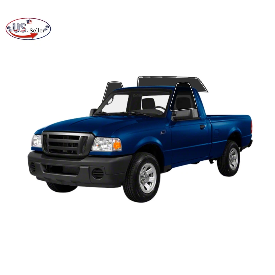 预切全侧窗膜任何色调适用于福特 Ranger 标准 2001 - 11 — 第 1/4 张图片