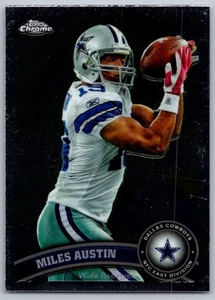 2011 Topps Chrome Miles Austin Dallas Cowboys #195 - Picture 1 of 2