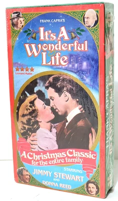 It's A Wonderful Life - A Christmas Classic - Vintage VHS 1990 - New/Sealed - Image 1 of 4