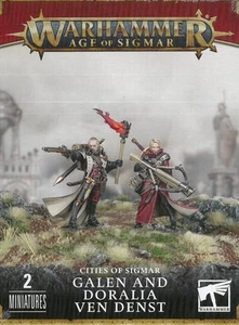 Cities Of Sigmar: Galen & Doralia Ven Denst - Age of Sigmar - Brand New - Picture 1 of 1