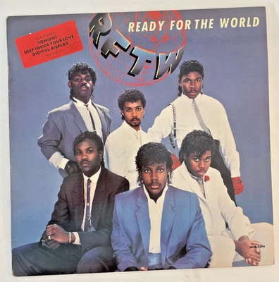Ready For The World S/T 1985 LP MCA 5594 Hype Sticker promo - Image 1 of 4