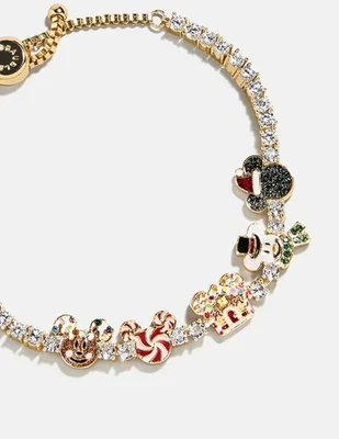 Pulsera Tenis Vacaciones Baublebar Disney Mickey Mouse Nueva con Etiquetas Navidad 2025 RARA Foto 1 de 2
