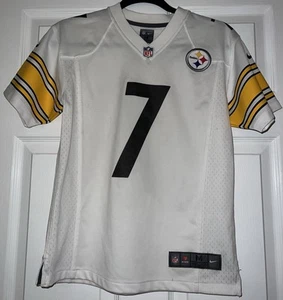 Nike #7 Roethlisberger White Jersey Youth Medium - Picture 1 of 7
