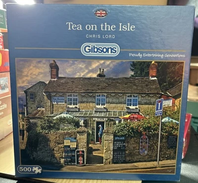 New Tea On The Isle 500 Pieces Jigsaw Puzzle Chris Lord Gibsons Jigsaw - Image 1 of 4