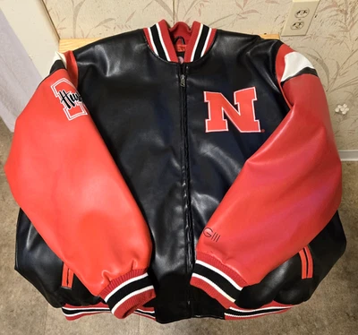 Chaqueta Universitaria Vintage G-III Sports by Carl Banks Nebraska Cornhuskers Talla XXL Foto 1 de 4