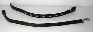 QUALITY HAMILTON EQUESTRIAN TACK ~ BLACK LEATHER (WITH CHROME DIAMONDS ACCENTS)  - Picture 1 of 4