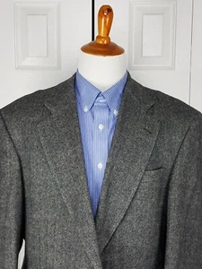 Christian Aujard Men's Gray Blazer Sport Coat Suit Jacket Size 44R - Picture 1 of 12