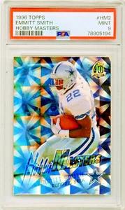 Emmitt Smith 1996 Topps Hobby Masters CARD #HM2  Dallas Cowboys RARE MINT  PSA 9 - Picture 1 of 2