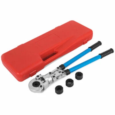 SDKEHUI Presszange V-Kontur 15-18-22-28mm Rohrpresszange Pressfittinge Preßzange 360°