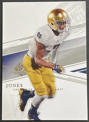 2014 SP Authentic #76 TJ Jones Notre Dame Fightin' Irish - Image 1 of 2