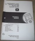 John Deere 710D Backhoe Hydraulics Service Shop Op Test Manual Book Tm1537