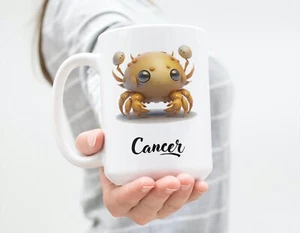 Personalisierter KREBS-Kaffeetasse Sternzeichen & Sternbild 15 Unzen Keramik - Bild 1 von 8
