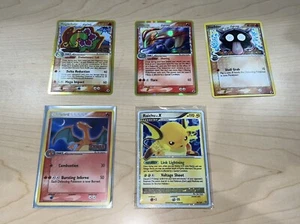 pokemon cards Lot Charizard Ex Power Keepers Raichu Lv X plus More - Picture 1 of 2