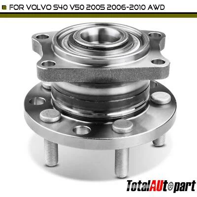 Conjunto de cojinete de cubo de rueda para Volvo S40 V50 2005-2010 AWD trasero izquierdo o derecho Foto 1 de 4