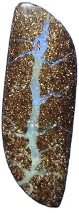 Polished Boulder Opal Yowah Blue Crystal Matrix 34 Carat Lapidary Specimen - Picture 1 of 11
