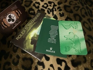 11. 2004 ITALIA 3X BOOKLET LIBRETTO SET ROLEX SUBMARINER 16610 14060M 16600 .. - Foto 1 di 9