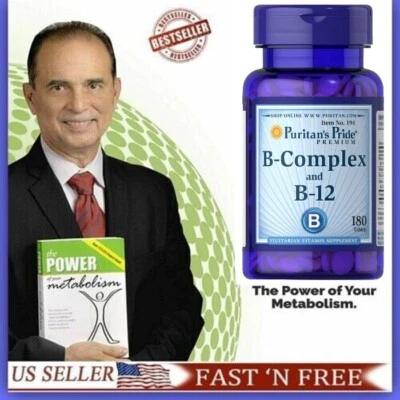 Complejo Vitamina B-12 En Pastillas Vitaminas Para La Falta De Energia Cansancio - Изображение 1 из 4