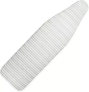 Ironing Board Cover and Pad, Heavy Duty, Grey Stripe Pattern (15 x 54 in) - Picture 1 of 22