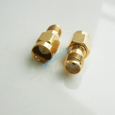 1Pcs SMA Female Plug Center to Quick SMA Male Push-On No-Screw Test RF Adapter - Image 1 of 4