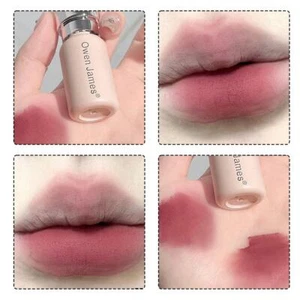 Owen James Matte Matte Velvet Mouth Red Lip Gloss Ong-lasting Fade Not to N2B5 - Picture 1 of 27