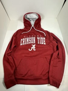 Alabama Full Zip Jacket Small Adult Crimson Tide Red White Lettering Colosseum - Picture 1 of 4