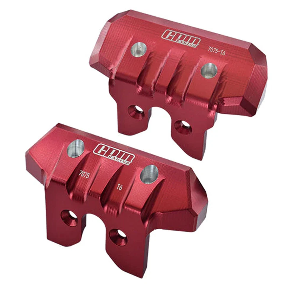 NUEVO GPM Racing Aluminio 7075-T6 Parachoques Delantero y Trasero Rojo para Trineo Traxxas 1/8 Foto 1 de 1