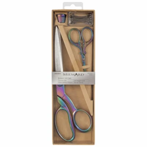 Milward Gift Set Rainbow Dressmaking & Embroidery scissors Thimble Pins 20189019 - Picture 1 of 2