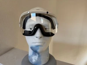 CARRERA Model 98 style replica MX Goggles new, white frame, black nose piece - Picture 1 of 3