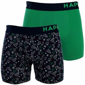 2 Happy Shorts Boxershorts Pants Boxer witzige Designs Trunk D16 Christmas Tree - Bild 1 von 4