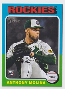 2024 Topps Heritage High Number Anthony Molina #641 Mini Parallel RC Rookie SP - Picture 1 of 2