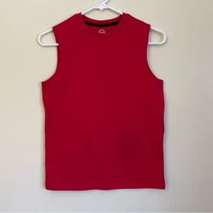 Wonder Nation Solid Red Tank Top Boys Youth Size Large 10/12 - Picture 1 of 3