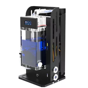 12V 24V Pump w/Alarms 1000ML Built-in Water Cooling Pump Reservoir SLMZ-LS-240S - Afbeelding 1 van 4