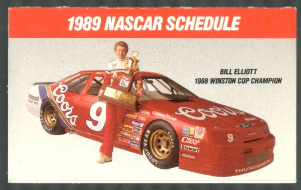 RARO 1989 Nascar Winston Cup Series ¡Programa de autos de carreras!!! Foto 1 de 1