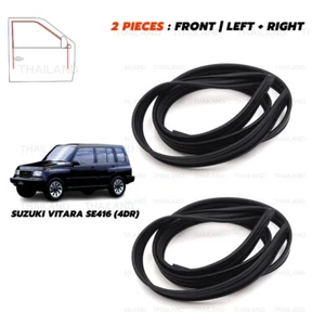 Fits Suzuki Vitara SE416 JX JLX 1989 - '99 Front Lh+Rh Glass Run Door Channel - Picture 1 of 8