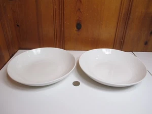 2er Set Royal Doulton Gordon Ramsey Labyrinth 9 1/2" weiß Pastaschalen geprägter Ring - Bild 1 von 8