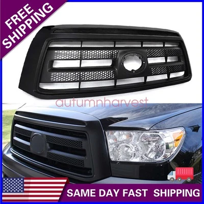 Parachoques delantero apto para Toyota Tundra 2010-2013 parrilla superior negro brillante 531000C240 Foto 1 de 4
