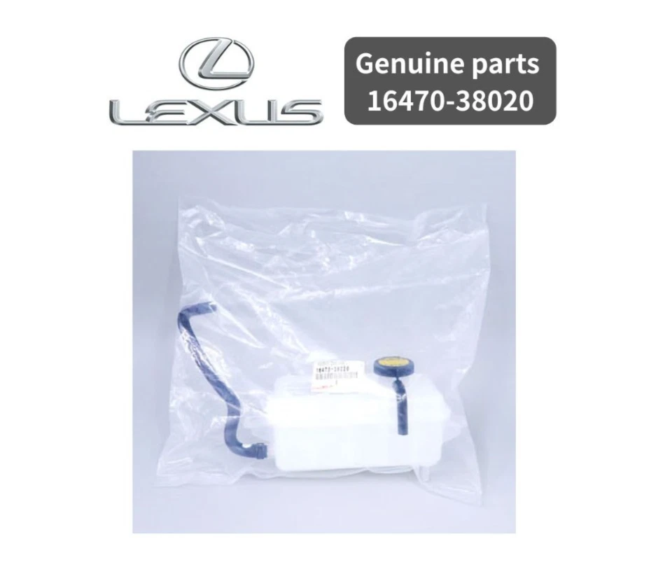 Tanque de desbordamiento de expansión de radiador Toyota Lexus OEM 16470-38020 LS460 LS600h Japón Foto 1 de 1