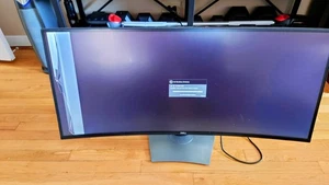Dell Ultrasharp U3818DW Curved Widescreen Monitor. Broken Screen  - Picture 1 of 4