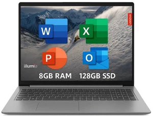 Lenovo Laptop 15.6" Full HD AMD - 8GB RAM 128GB SSD - Windows 11 + Ms Office - Picture 1 of 2