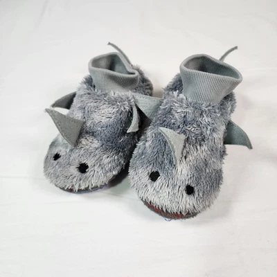 L.L. Zapatillas Bean Niños Pequeños Animal Paws Tiburón Talla 7-8 Niño Pequeño Gris Felpa Difusa  Foto 1 de 4