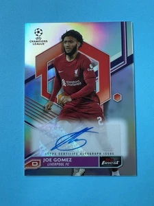 2022/23 Topps Finest Champions League Joe Gomez Autograph Liverpool - Bild 1 von 2