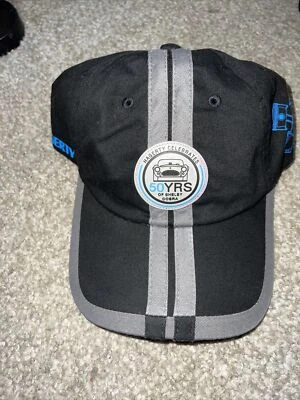 HAGERTY CELEBRA 50 AÑOS DE SHELBY COBRA 2012 Correa Negra Ajustar Gorra Papá Sombrero Foto 1 de 4