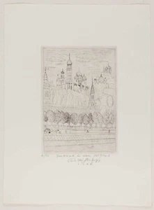 Kurt Mühlenhaupt/Radierung/signiert/30 Exemplare /Das Leben im alten Russland/7 - Picture 1 of 1