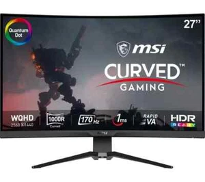 MSI MAG 275CQRF-QD 27 Zoll Quad HD Curved Quantum Dot VA LCD Gaming Monitor - Bild 1 von 3