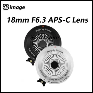 SGimage 18mm F6.3 APS-C Pancake Lens Manual Focus for Sony Nikon Fuji M43 Camera - Picture 1 of 12
