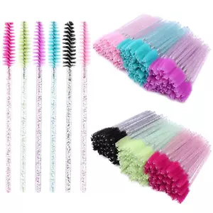 300x Disposable Mascara Wands - Eyelash & Eyebrow Spoolie Brushes for Makeup - Picture 1 of 12