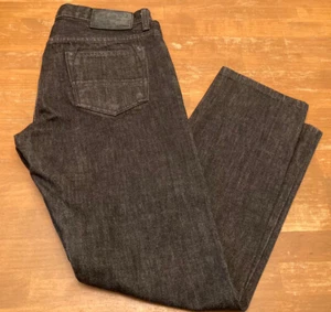 Jack Spade Button Fly Slim Fit Selvedge Denim Black Jeans White Cone SZ 30 X 28 - Picture 1 of 5